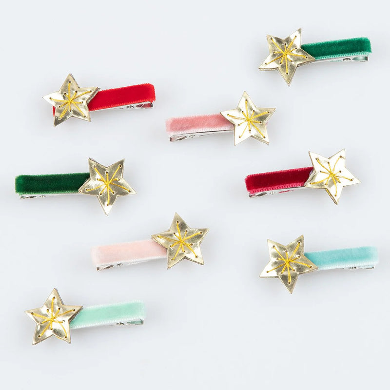 Meri Meri Gold Star Hair Clips