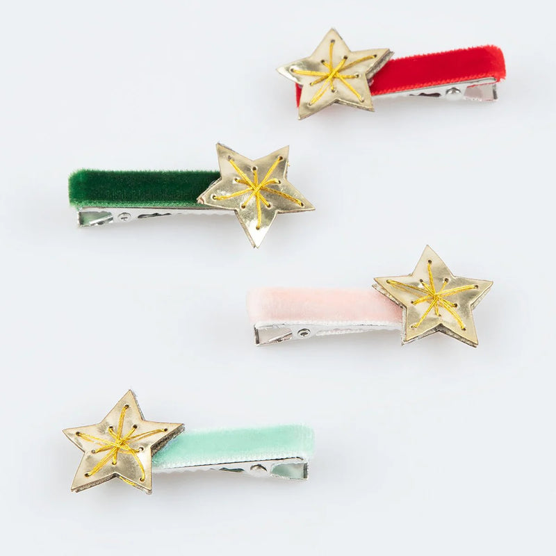 Meri Meri Gold Star Hair Clips