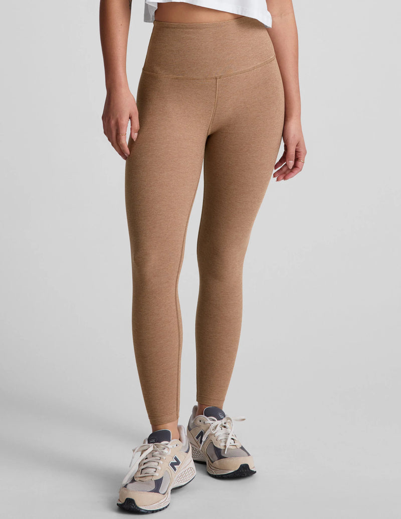 Beyond Yoga Spacedye Caught In The Midi Hw Legging Desert Sand Heather