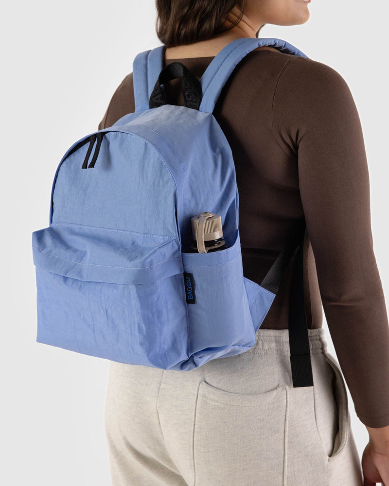 Baggu Medium Nylon Backpack - Cornflower