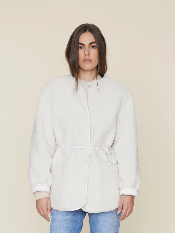 Xirena Sinclair Suede Coat Bluff