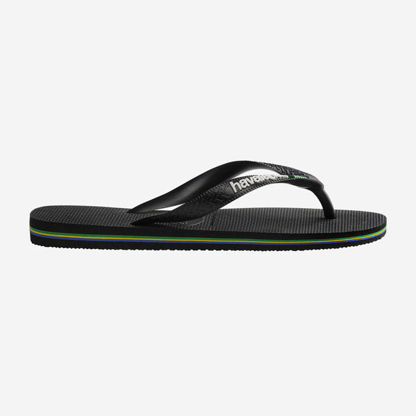 Havaianas Brazil Logo Sandal Black/Black