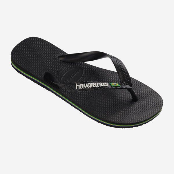 Havaianas Brazil Logo Sandal Black/Black