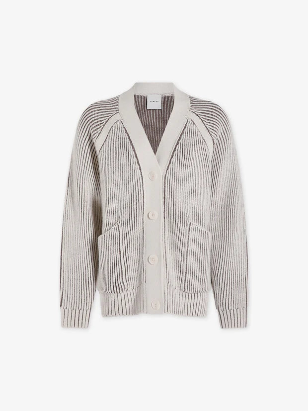 Varley Jude Plated Cardigan - Birch