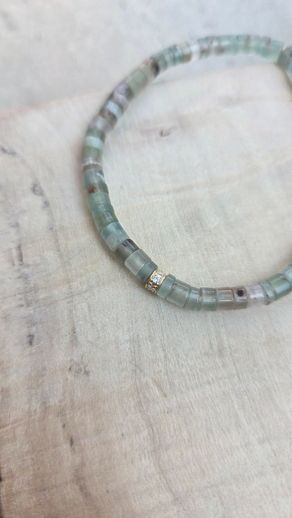 Sydney Evan Pave 4Mm Wheel Bead-