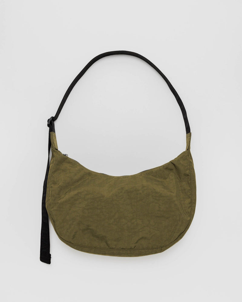 Baggu Medium Nylon Crescent Bag - Seaweed