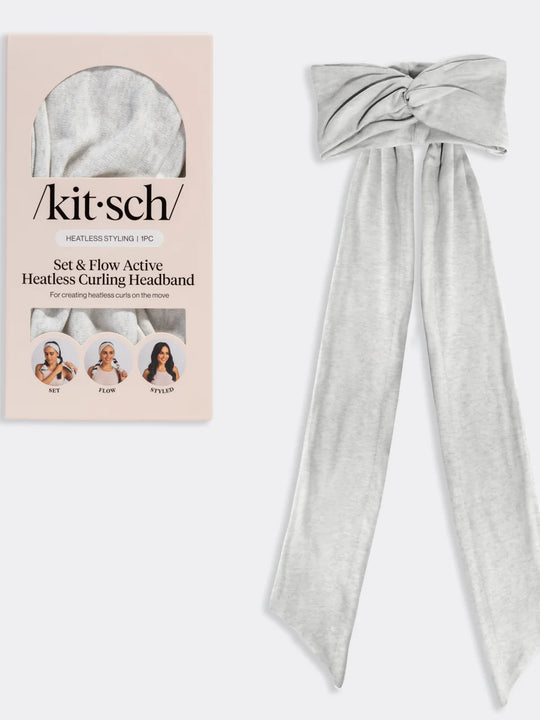Kit.Sch Set & Flow Active Headband - Heather Gray