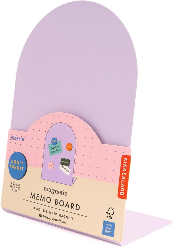 Kikkerland Inkerie Purple Magnetic Memo B