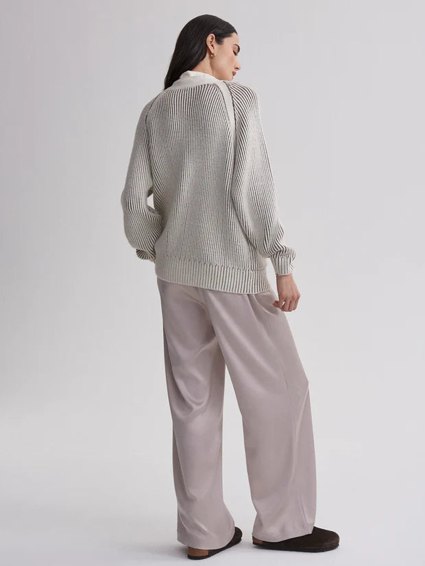 Varley Jude Plated Cardigan - Birch