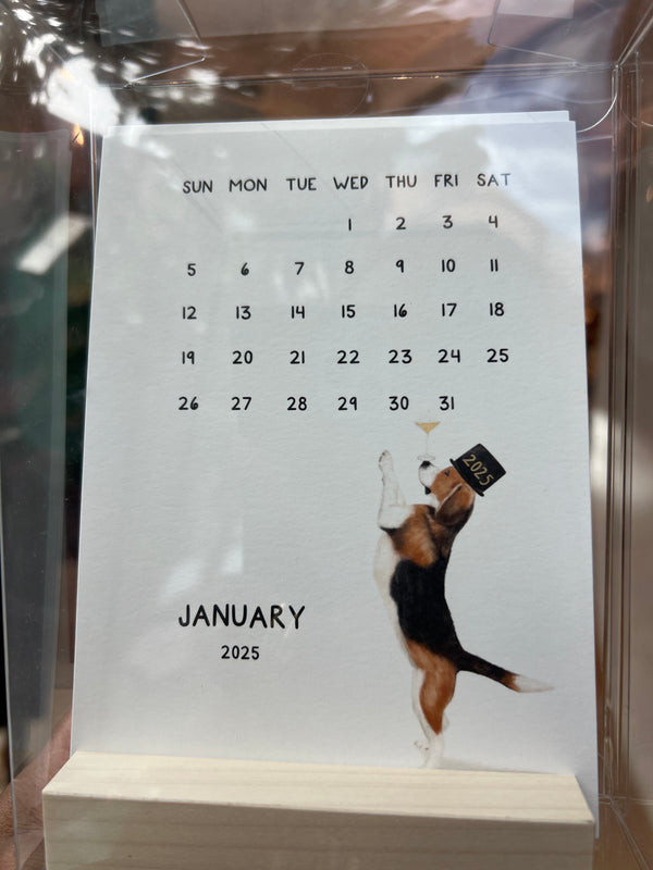 k.Patricia Designs Dog Calendar 2025