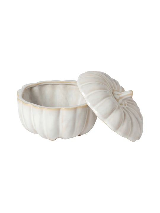 Costa Nova Small Pumpkin Cocotte Silvina - White