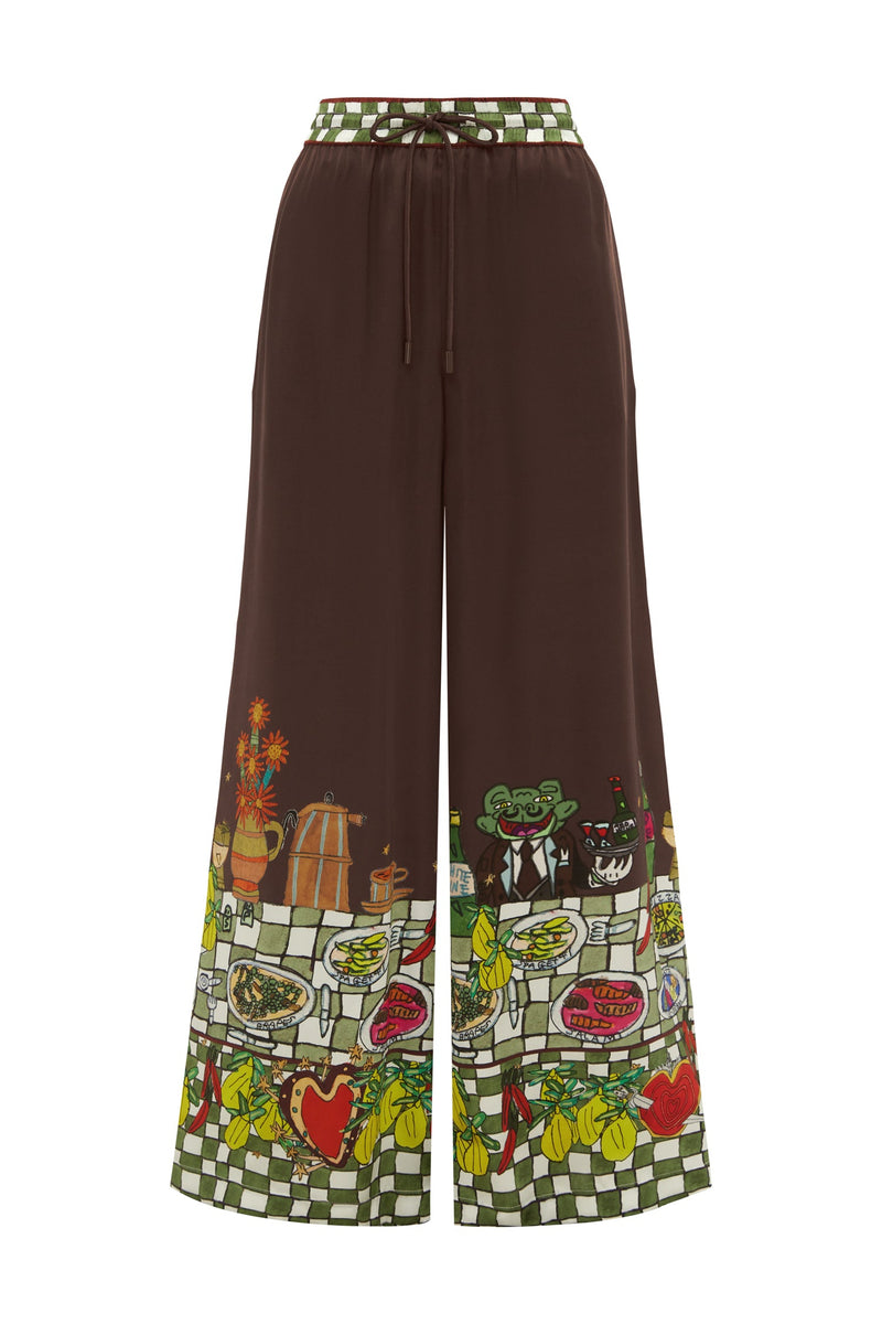Alemais Fredo Silk Pant