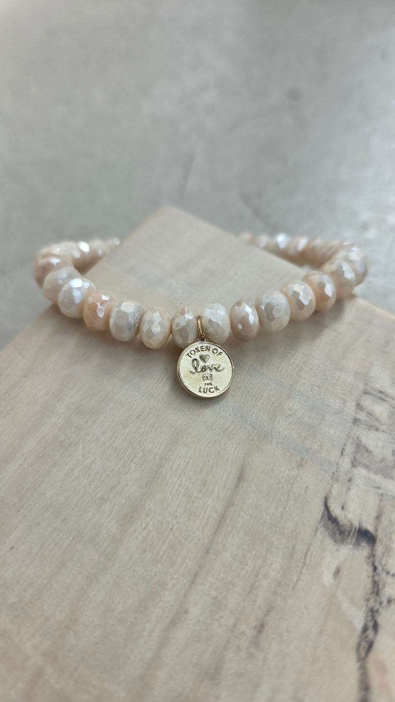 Sydney Evan Tiny Pave Luck And Protection Coin Charm