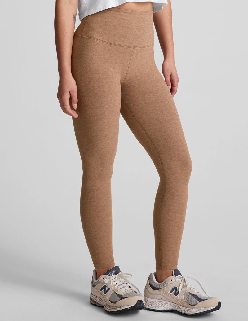 Beyond Yoga Spacedye Caught In The Midi Hw Legging Desert Sand Heather