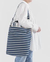 Baggu Zip Duck Bag - Navy Stripe