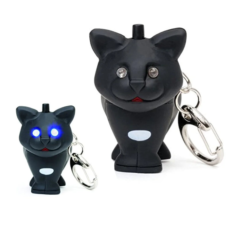 Kikkerland Cat Led Keychain Carded/Cdu