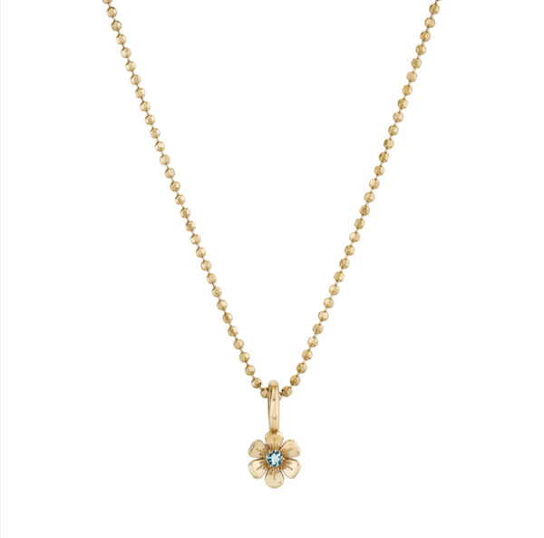 Ariel Gordon Jewelry In Bloom Birthstone Aquamarine Charm