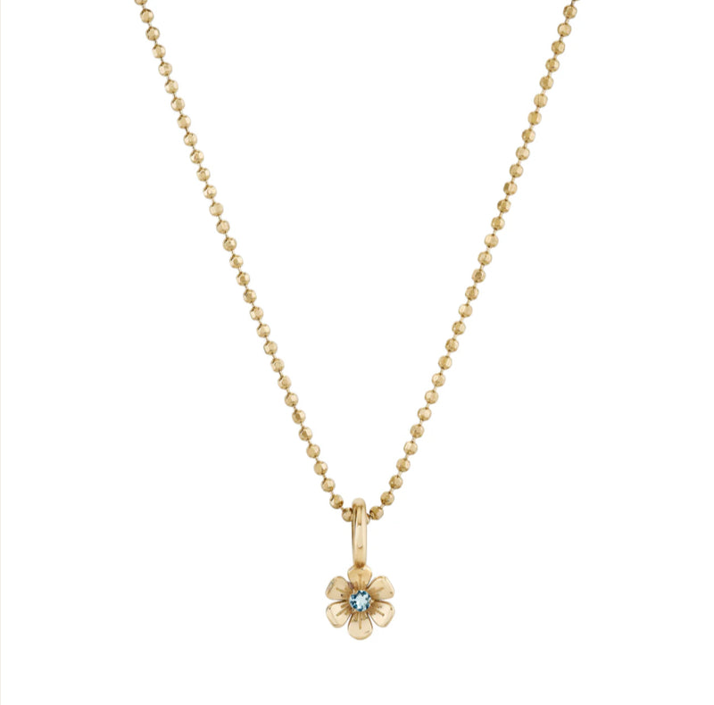 Ariel Gordon Jewelry In Bloom Birthstone Aquamarine Charm