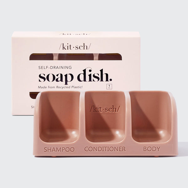 Kit.Sch Self-Draining Soap Dish - Terracotta