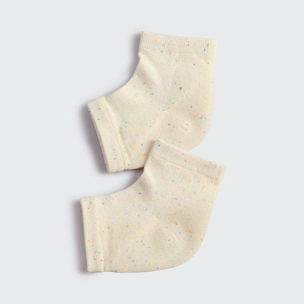 Kit.Sch Moisturizing Heel Socks - Rainbow Speckle