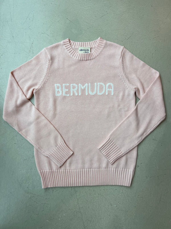 Women's Bermuda Sweater Light Pink/ Ivory