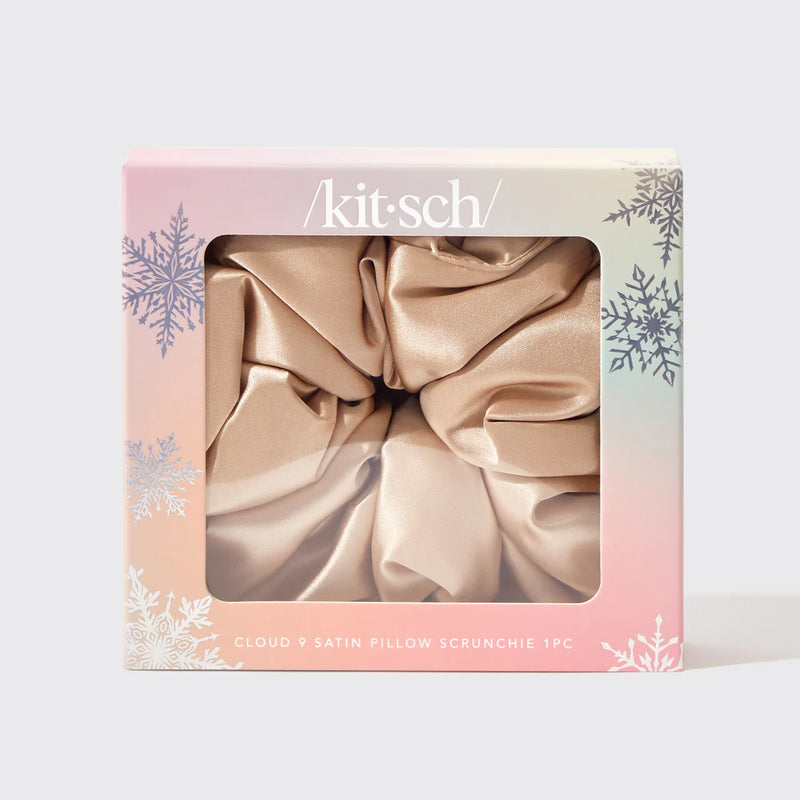 Kit.Sch Cloud 9 Satin Pillow Scrunchie 1pc - Champagne