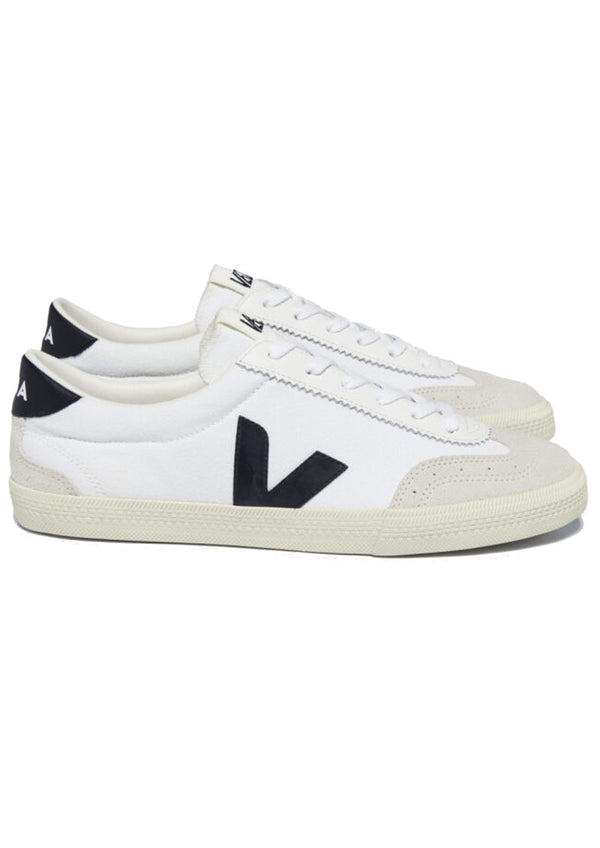 Veja Volley Canvas White_Black