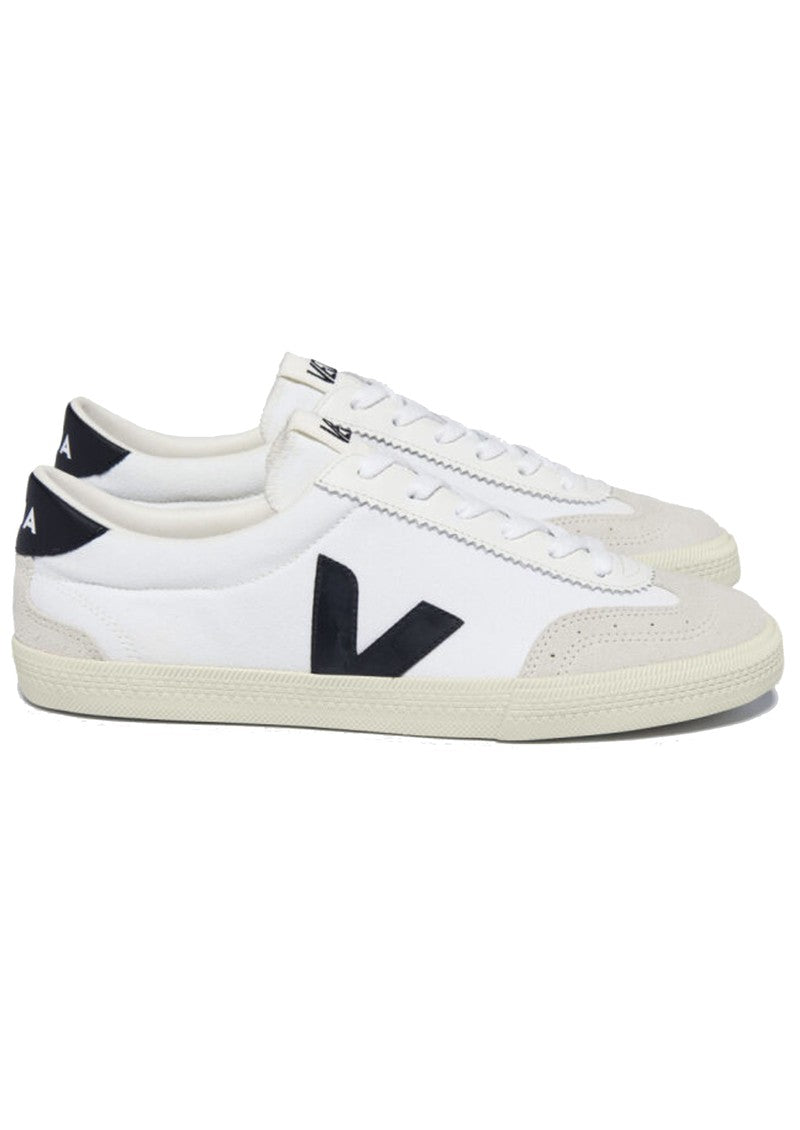 Veja Volley Canvas White_Black