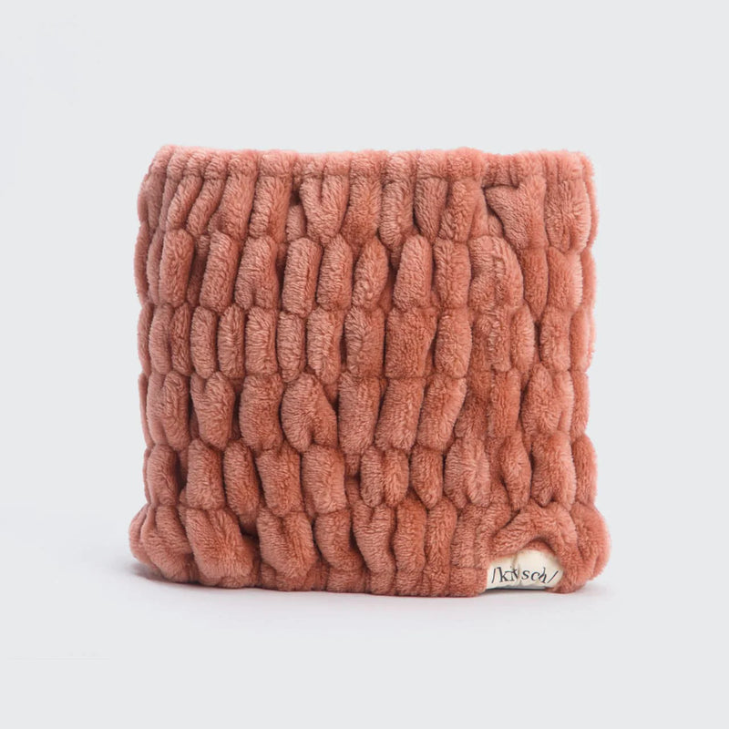 Kit.Sch Recycled Fabric Extra Wide Spa Headband - Dusty Rose