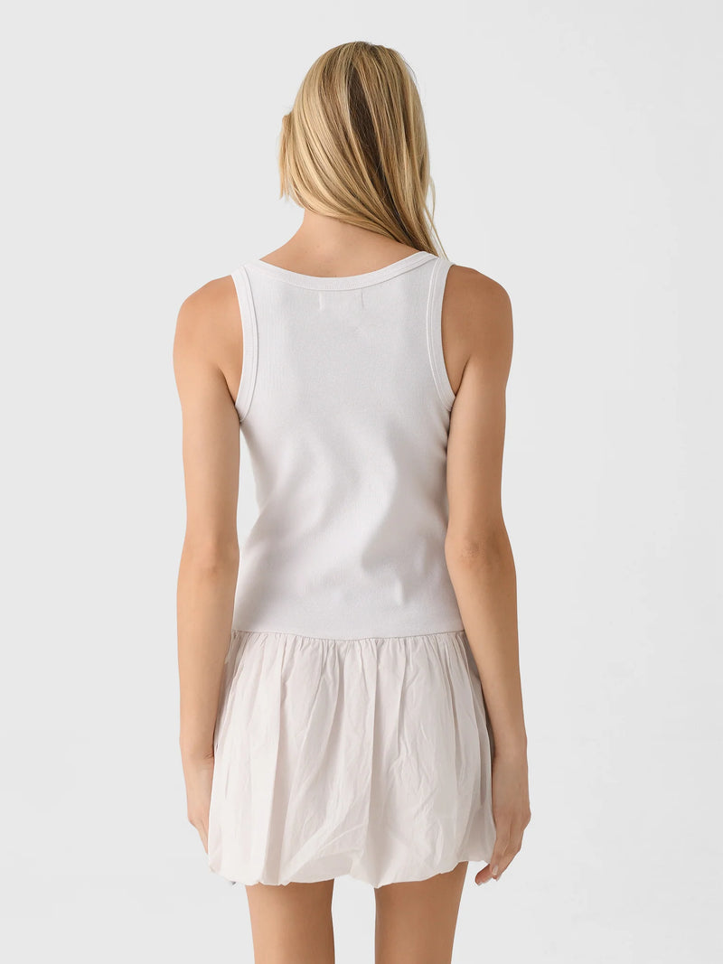 Velvet Isla Scoop Nk Dress Bone