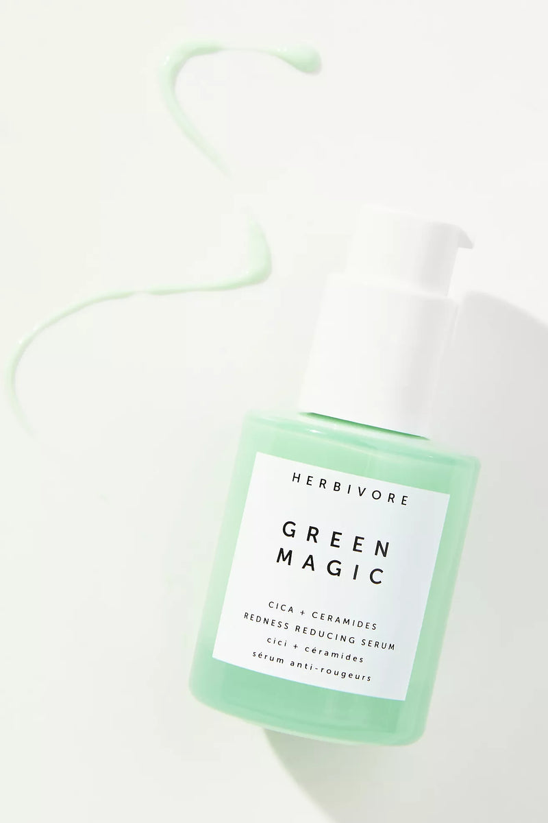 Herbivore Green Magic Cica + Ceramides Redness Reducing Serum - 1oz