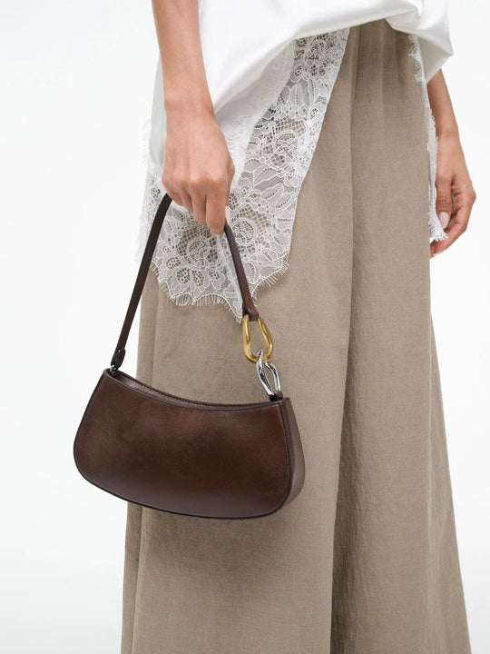 Staud Ollie Bag - Espresso Distressed
