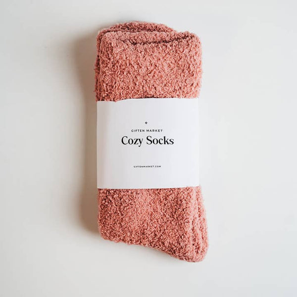 Giften Market Cozy Cloud Socks - Rosette Pink - Women's Valentine's Gift