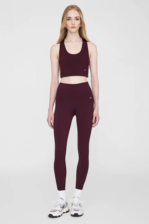 Anine Bing Blake Legging - Bordeaux