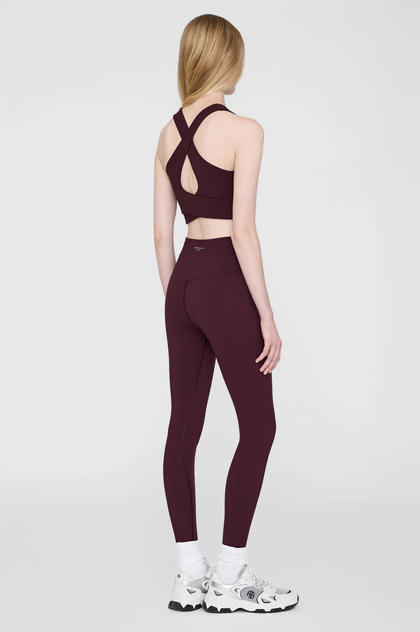 Anine Bing Blake Legging - Bordeaux