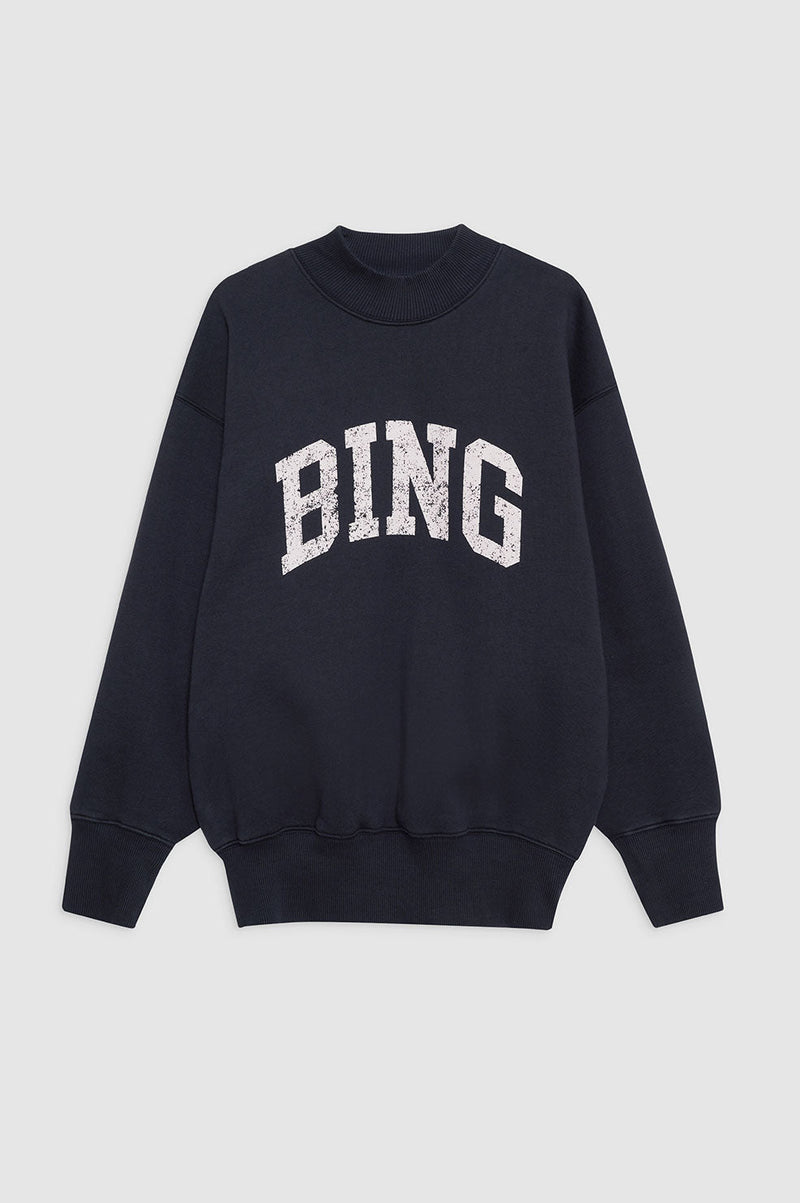 Anine Bing Bradie Sweatshirt Bing - Navy