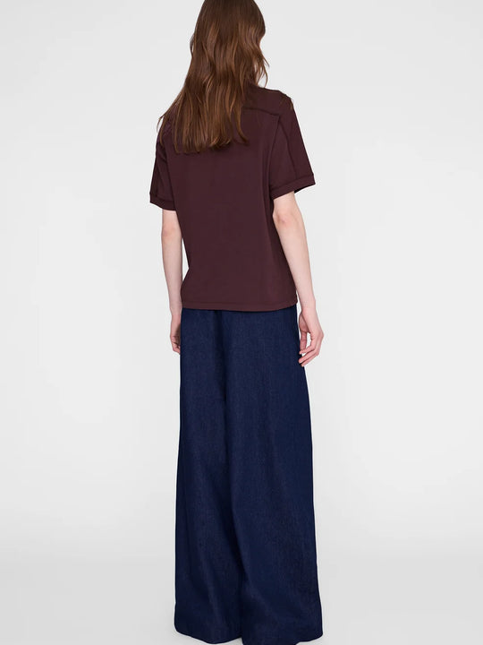 Anine Bing Jaylin Tee Collegiate - Fig