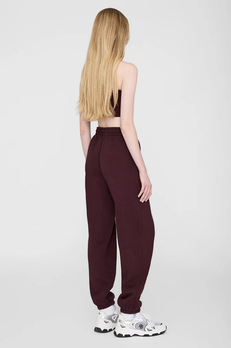 Anine Bing Karter Jogger - Dark Burgundy