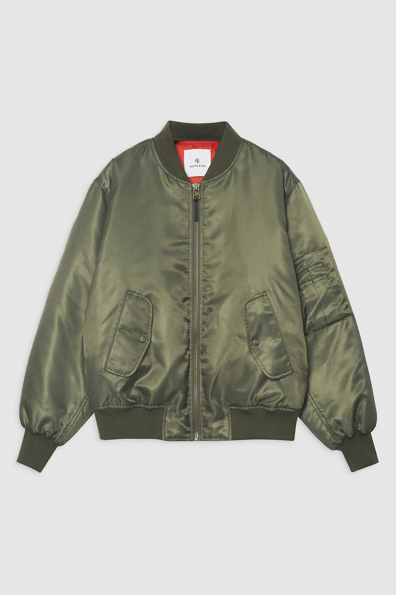 Anine Bing Leon Bomber - Army Green