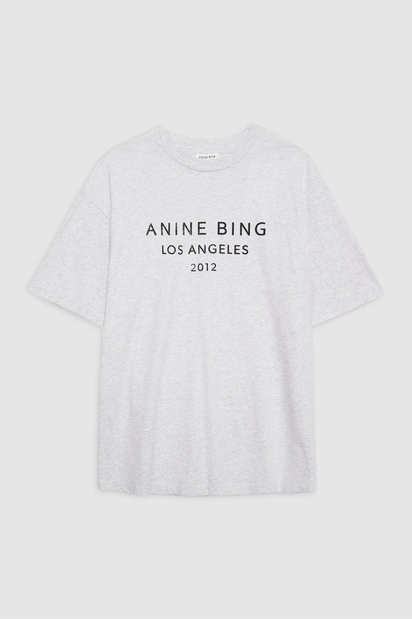 Anine Bing Myers Tee Anine Bing - Heather Grey