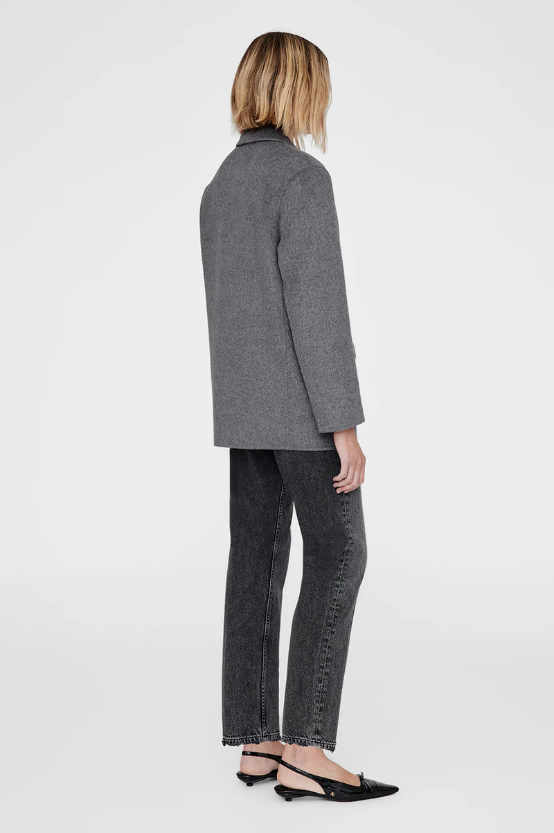 Anine Bing Quinn Blazer - Heather Grey