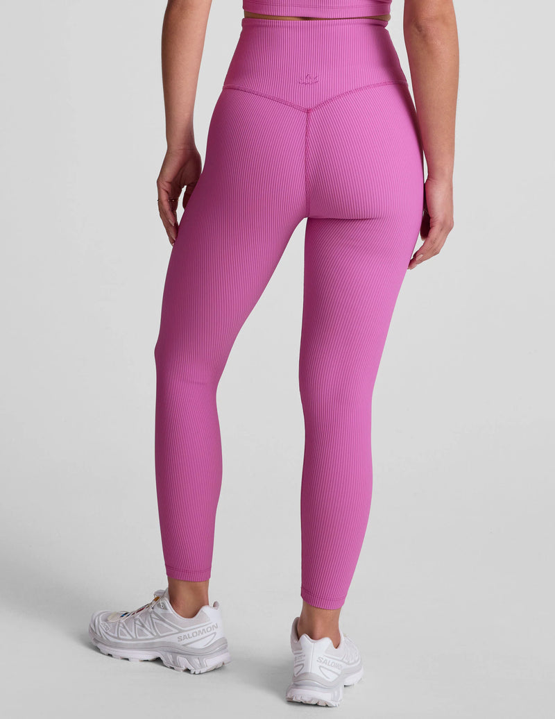 Beyond Yoga Impulse Ribbed High Waisted Midi Legging Sunset Violet