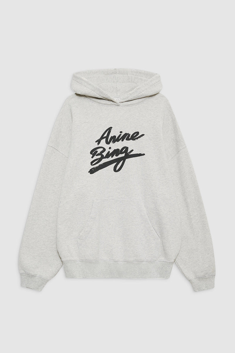 Anine Bing Harvey Sweatshirt Signature - Heather Grey