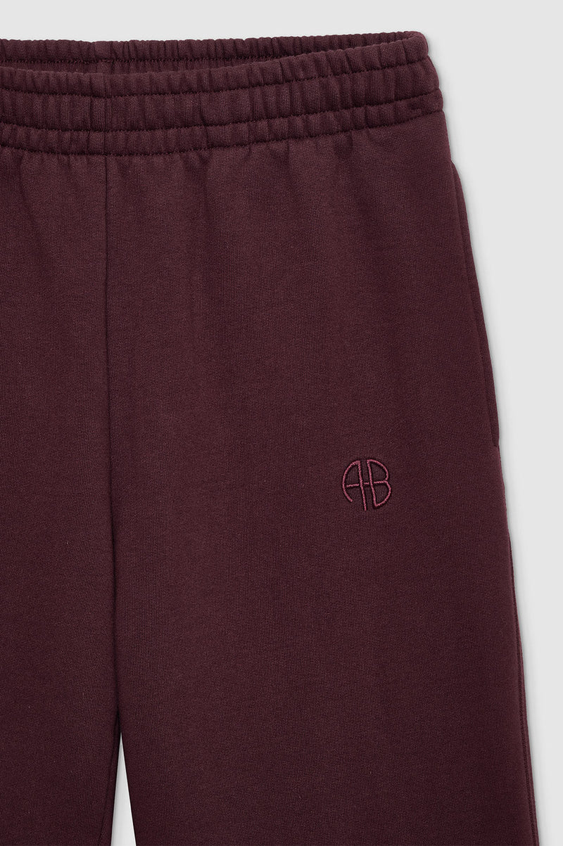 Anine Bing Karter Jogger - Dark Burgundy