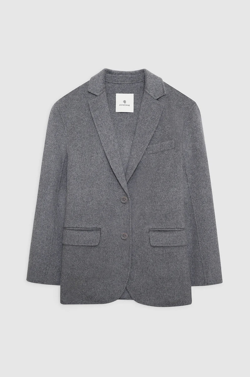 Anine Bing Quinn Blazer - Heather Grey