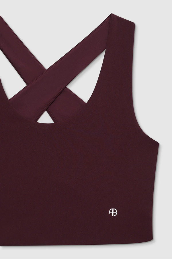 Anine Bing Yuna Bra - Bordeaux