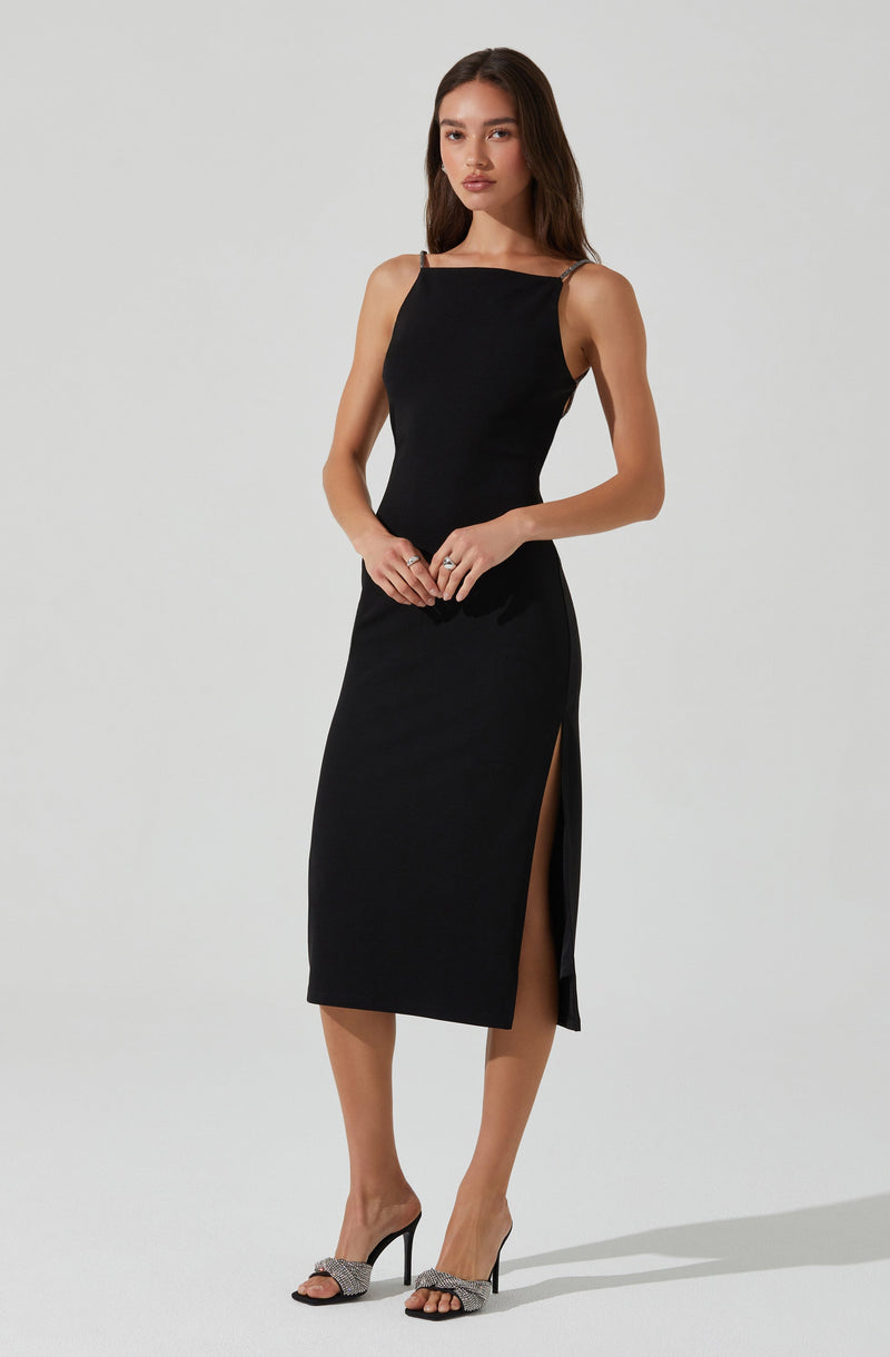 Astr The Label Elizsa Dress Black