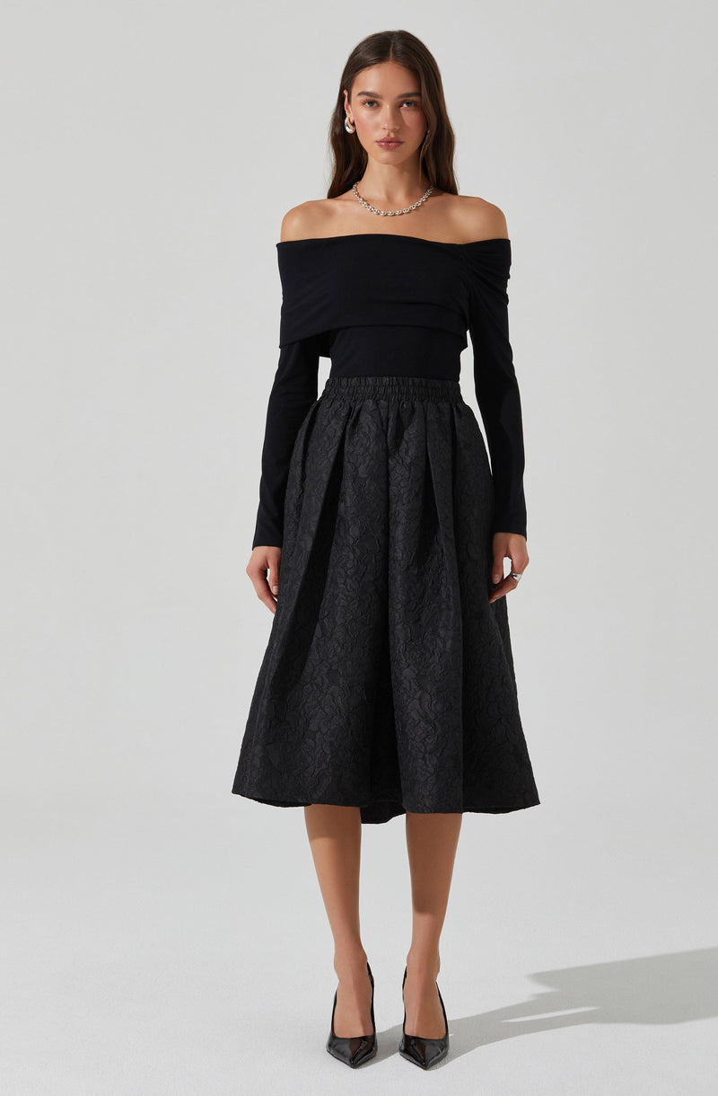 Astr The Label Andolina Skirt Black