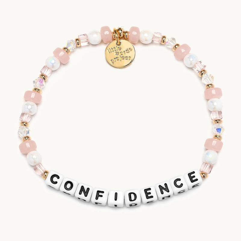 Little Words Project White-Confidence-Rose Blush