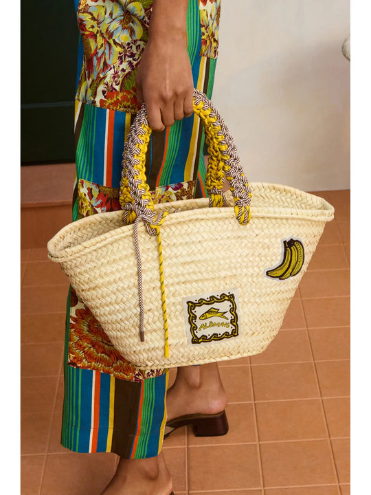 Alemais Mona Midi Macrame Basket